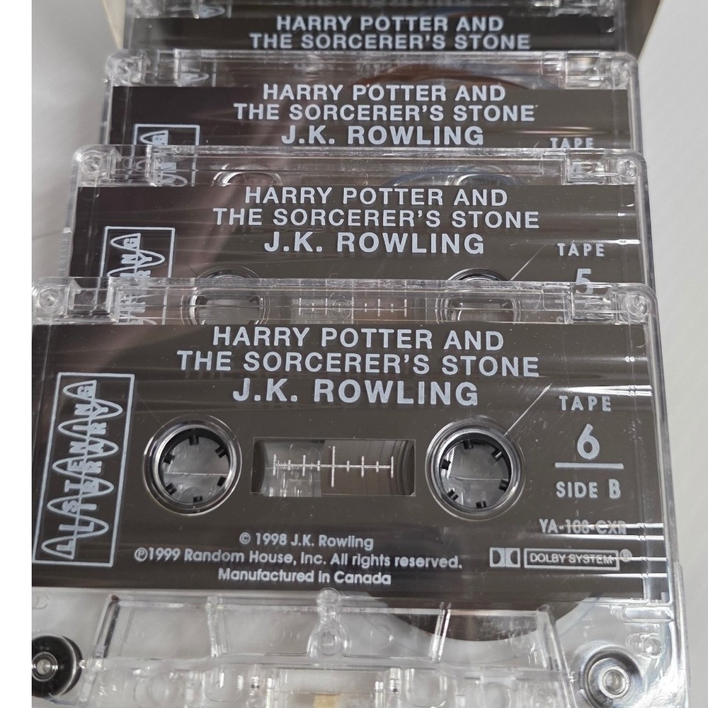 Harry Potter Sorcerer's Stone Audiobook Cassette Jim Dale Unabridged